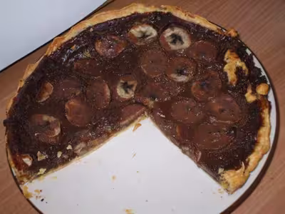 Tarte chocolat banane