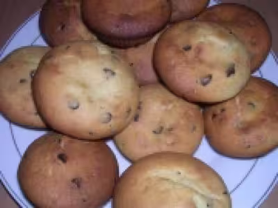 Muffins aux pépites de chocolat par fanny-serge