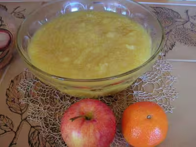 Compote pommes, mandarines