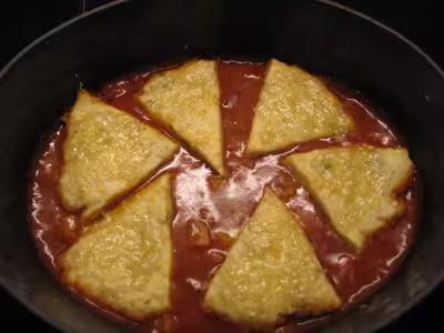 Recette végétarienne:Légumes et triangles de fromage