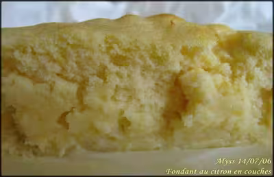 Gâteau ultra fondant au citron