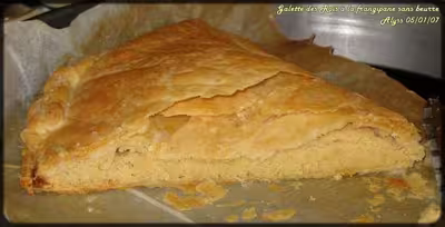 Galette des rois à la frangipane sans beurre maison