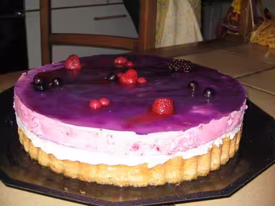 Mousse pêche/fruits des bois
