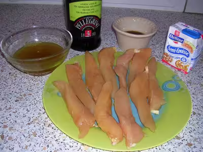 Aiguillette de poulet sauce marsala