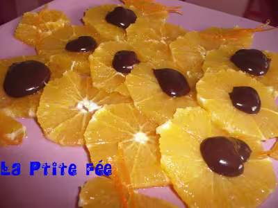 Recette WW: Carpaccio d'oranges au chocolat (PP)