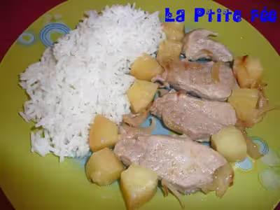 Recette ww : filet mignon de porc à l'ananas et au rhum (pp)