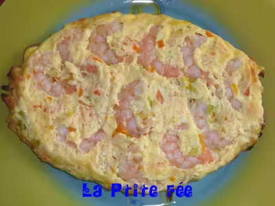 Recette WW:Flan crevettes, poireaux et carottes (PP)