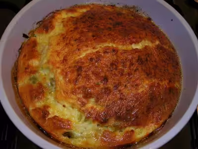 Flan de poireaux au basilic