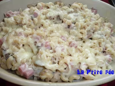 Recette WW : Gratin de macaronis aux champignons (PP) par Lucile - MonCoeurBalance