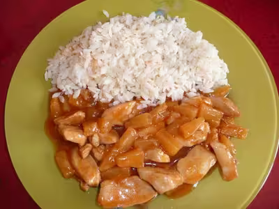 Recette WW : Poulet à l'ananas simplissime (PP)