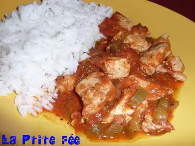 Recette WW : Poulet basquaise (PP)