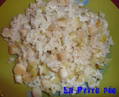 Recette WW: Risotto aux pétoncles et courgette (PP)