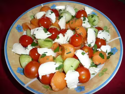 Recette ww : salade fraîcheur estivale par Lucile - MonCoeurBalance