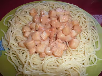 Recette WW: Spaghettis aux pétoncles
