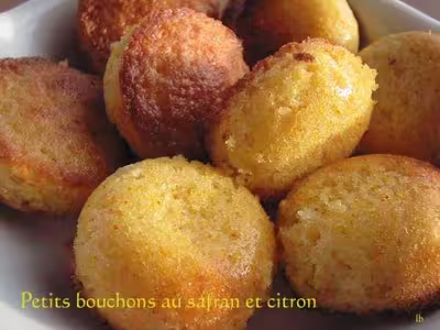 mes petits bouchons au safran et au citron