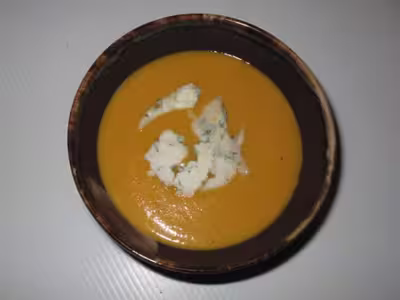Soupe de potiron à la fourme d'Ambert