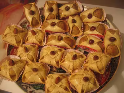 Carrés aux amandes et aux noisettes