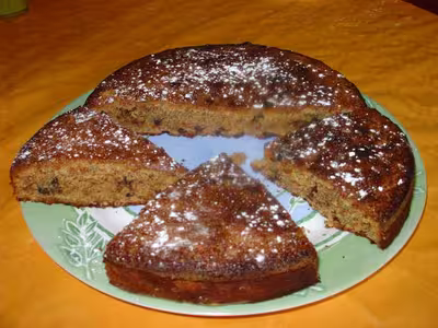 Thermomix:Gâteau au noix, pépites de chocolat, rhum