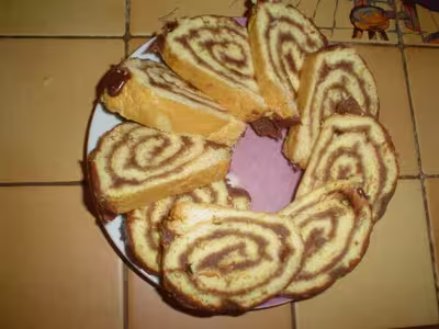 Gâteau Roulé Pralinoise au Chocolat