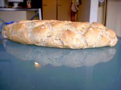 Pain "paysan" cuit au four. problème de forme! hel
