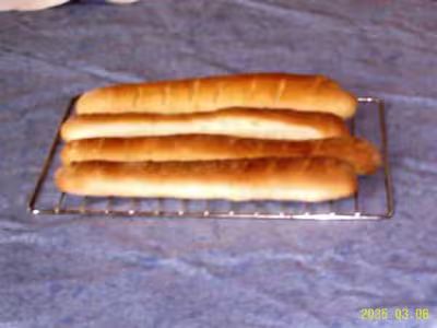Baguettes viennoises.