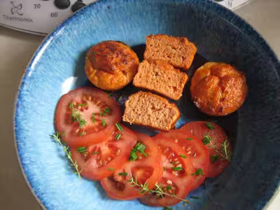 Thermomix: Bouchons mini au jambon et fromage blanc