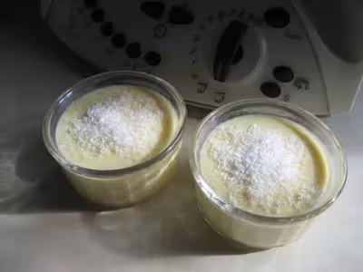 Recette thermomix: Crème ananas coco