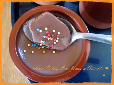 Recette Thermomix: Flans bananou-choc à l'agar-agar