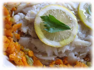 Recette Thermomix: Flétan et légumes fondants