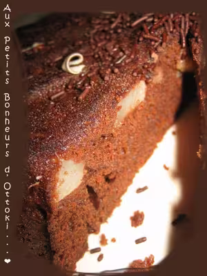 Recette Thermomix: Gâteau chocolat poire