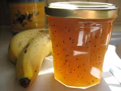 Recette thermomix: Confiture kiwis, bananes