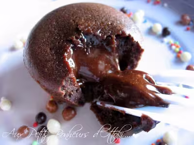 Recette thermomix: Muffins au chocolat allégés coeur fondant par OTTOKI
