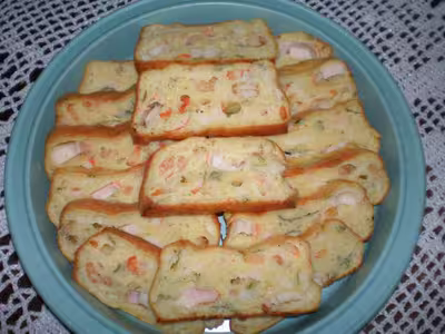 Crêpes de surimi et fromage salé au four