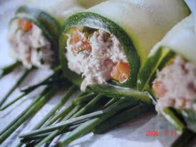 Roulades de courgettes au thon par micky.math