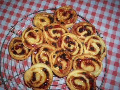 Brioches aux fruits secs