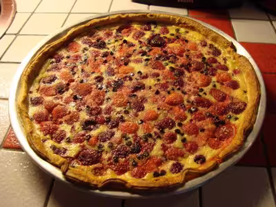 Fougasse aux Fruits Rouges et Pépites de Chocolat