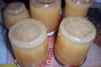 Confiture coings, poires et miel