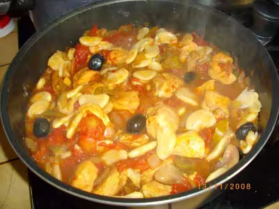 Recette WW: Poulet à la méditerranéenne par lili1812