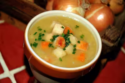 Soupe Indienne au lentilles et aux carottes
