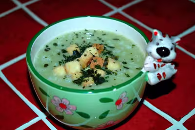 Velouté de céleri au bacon