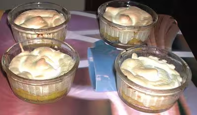 Ramequins façon tarte citron
