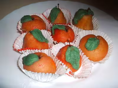 Fruits en pate d'amande