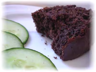 Recette WW : Cake au chocolat et concombre