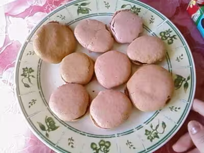 Macarons au chocolat