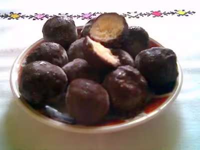 Boules au noix de coco et chocolat