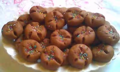Ghoriba au chocolat et noix
