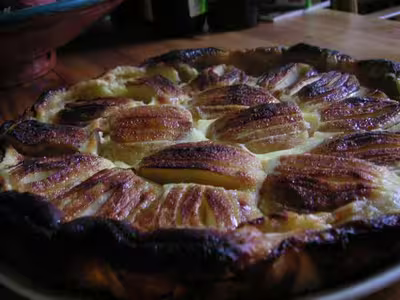Tarte aux pommes à l'Alsacienne