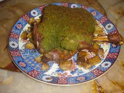 Epaule d'agneau aux pommes de terres
