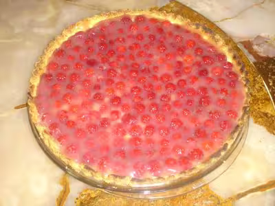 Tarte aux framboises