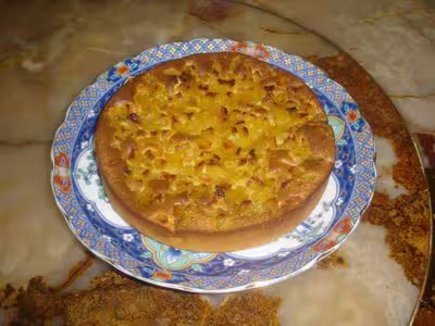 Tarte paysanne aux pommes caramélisées